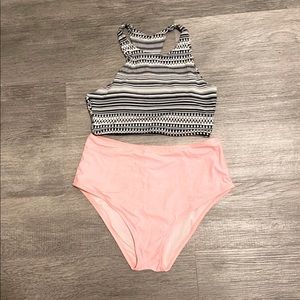 Cute two piece swim wear